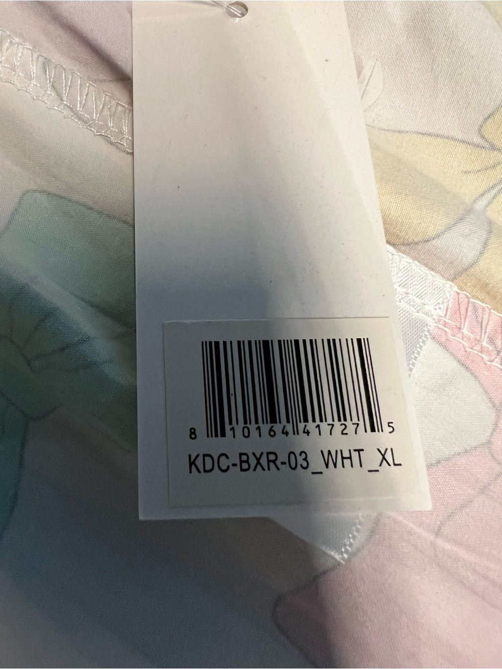 Katydid Women’s White Boxer Shorts with Multicolor Bows and Side Stripes Size XL - Picture 9 of 11